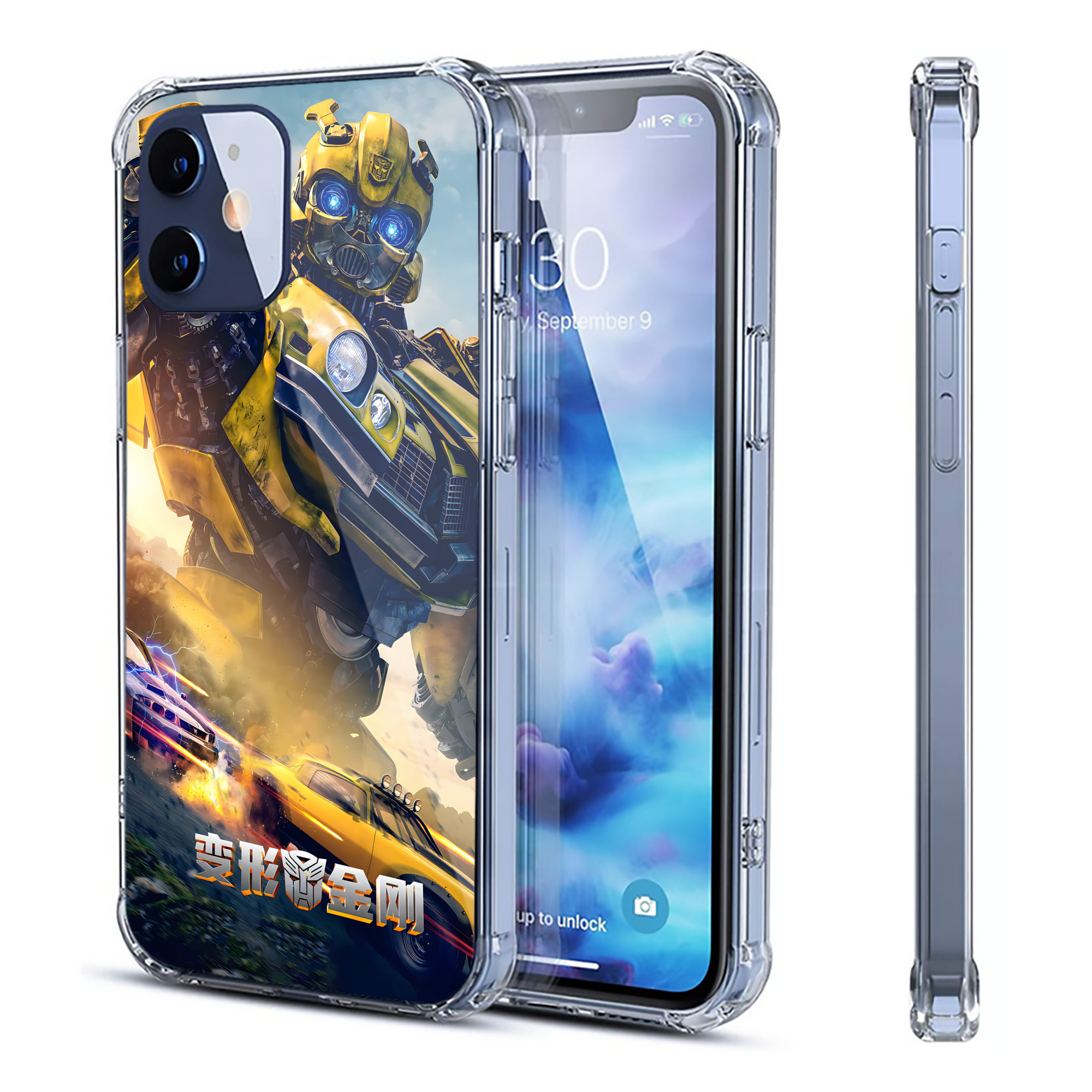 （画像用） Transformers トランスフォーマー 【iPhone 12シリーズ対応】透明スマホケース（クリアソフトケース）